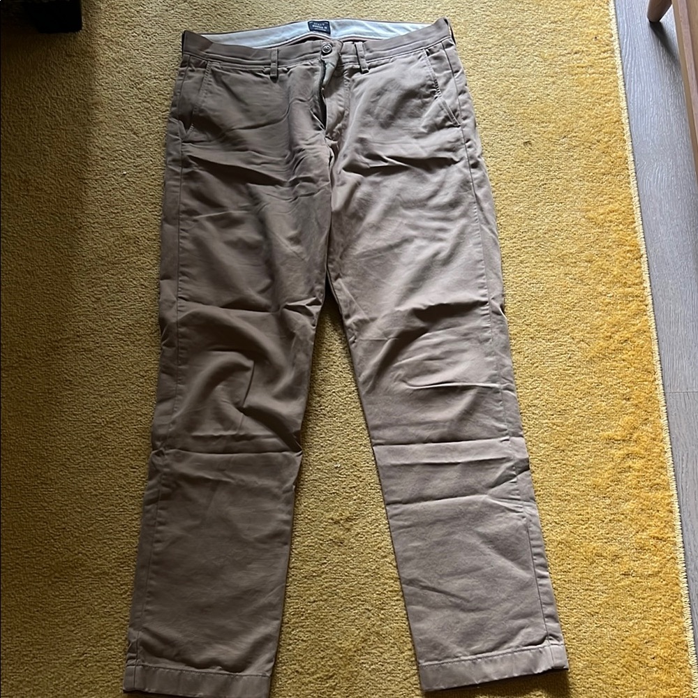 J. Crew Tan Chinos Classic Cotton Blend
